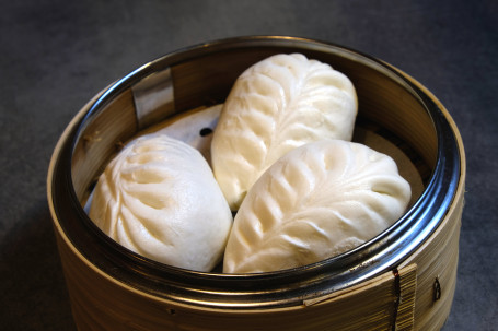 Jiàn Kāng Sù Cài Bāo (3Zhī Vegetarian Steamed Buns (3Pcs