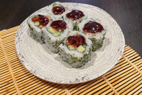 90B. Veg Monk Duck And Cucumber Uramaki