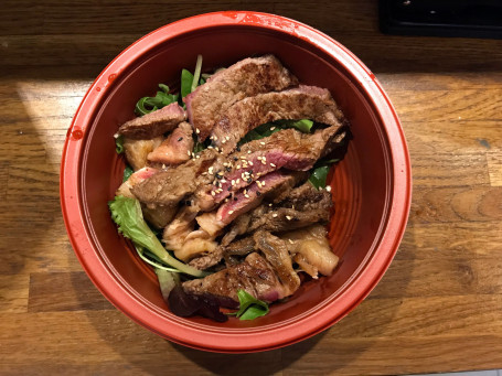 Beef Sirloin Steak Teriyaki Zhào Shāo Xī Lěng Niú Pái