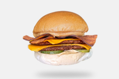 New The Big Bacon Double Smashburger. (Vegan)