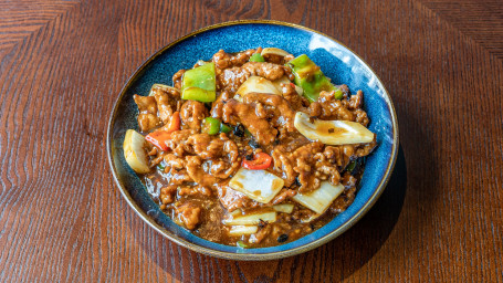 Shì Jiāo Niú Ròu Beef In Black Bean Sauce (Spice Level 1)