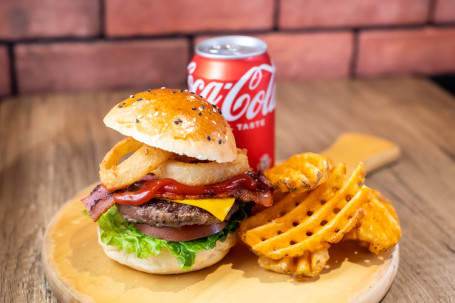 Bbq Classic Beef Burger Bbq Jīng Diǎn Niú Bǎo