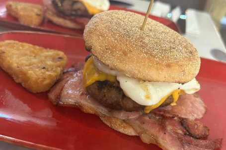 Bacon Sausage Breakfast Muffin