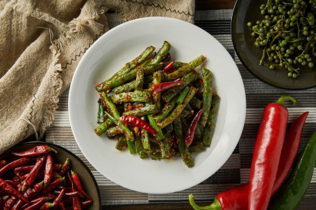 *Sichuan-Style String Beans (V) Sù Gān Biān Sì Jì Dòu