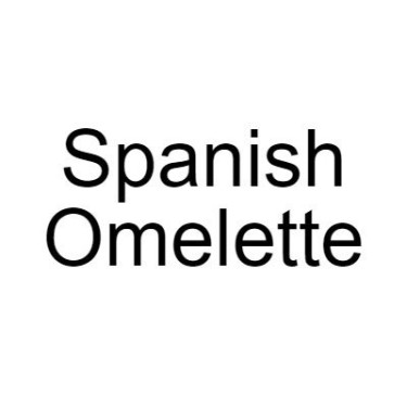 Spanish Omelette: Beans
