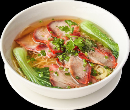 (9) Char Siu Pork Egg Noodle Soup