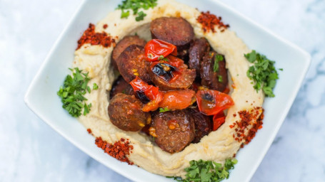 Soujoukh With Hummus