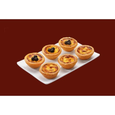 3Jiàn Q Dàn Shuāng Zhòng Zhēn Zhū Pú Tà 3Jiàn Jīng Diǎn Pú Tà/3 Pcs Double Bubble Egg Tarts 3 Pcs Egg Tarts