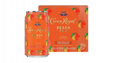 Crown Royal Peach Tea (12 Oz X 4 Ct)