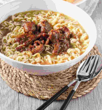 Wǔ Xiāng Ròu Dīng Gōng Zǐ Miàn Spiced Pork Cubes Instant Noodle In Soup