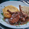 Deer Chops, Polenta And Sauerkraut