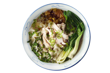 Shredded Chicken Soup Noodles Jī Sī Tāng Miàn