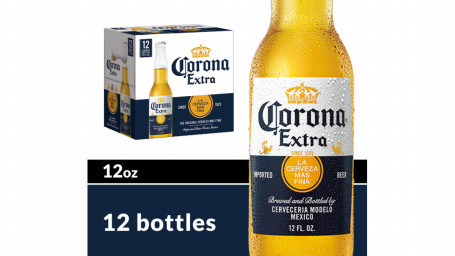 Corona Extra Mexikanische Lagerbierflasche (12 Oz X 12 Ct)