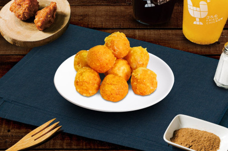 Kā Lī Cuì Yú Dàn 8Lì Crispy Curry Fish Ball 8Pcs