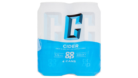 Co-Op Cider Cans 4 X 440Ml