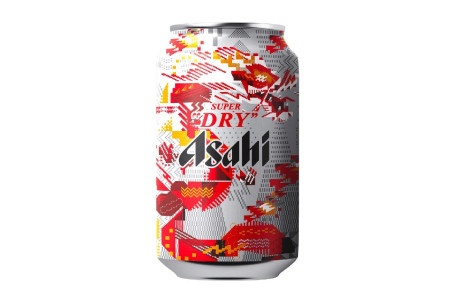Cháo Rì Pí Jiǔ Guàn Asahi Beer Can