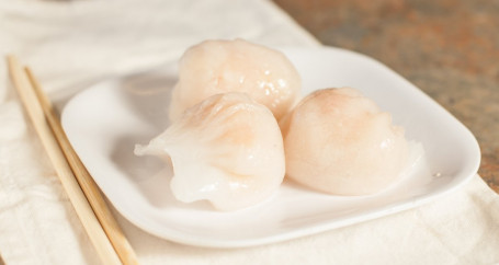 3 Pieces Shrimp Dumpling (Har Gow)