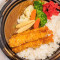 Gebratener Garnelen-Curry-Reis