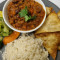 Chilli Con Carne with Rice and Nachos