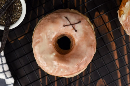 Vegan Tongan Vanilla Bean Glazed Doughnut