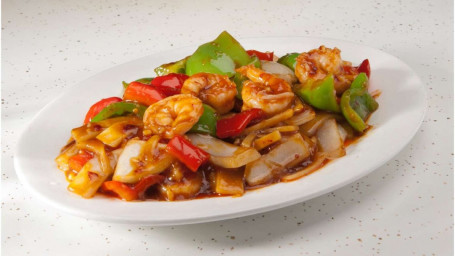 Hunan Style Prawns