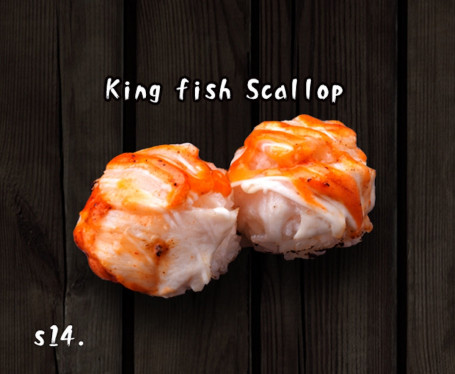 King Fish Scallop Nigiri