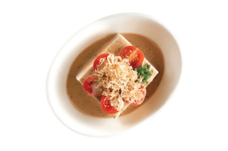 Hú Má Fān Jiā Lěng Dòu Fǔ Bàn Fèn Tomato Cold Tofu With Sesame Dressing S