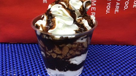 Fudge Brownie Parfait