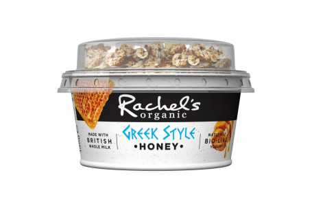 Rachel's Organic Greek Style Honey Breakfast Naturally Bio Live Yogurt 135G