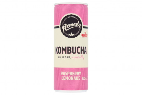 Remedy Kombucha Raspberry Lemonade Cans 250Ml