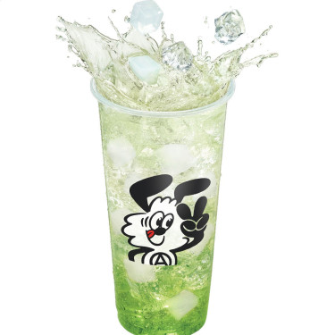 Weißes Trauben-Soda Mit Nata De Coco Bái Tí Zi Yē Guǒ Shū Dǎ