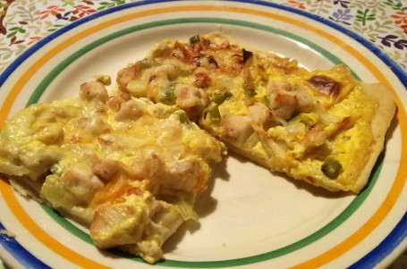 Pizza-Hühnchen-Curry