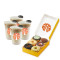 4Rén Dōng Shuǎi Fēn Xiǎng Tào Cān  Sharing Donuts Set For 4