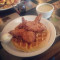 Corn Bread Waffle And Chicken