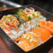 Combo Especial 2 1 temaki salmão completo 23 peças de sushis)