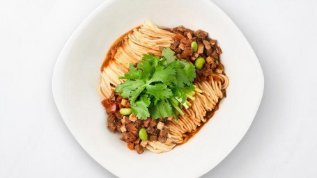 Noodles With Diced Beef Szechuan Peppers