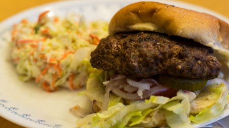 Half-Pound Certified Angus Beef  Steak Burger