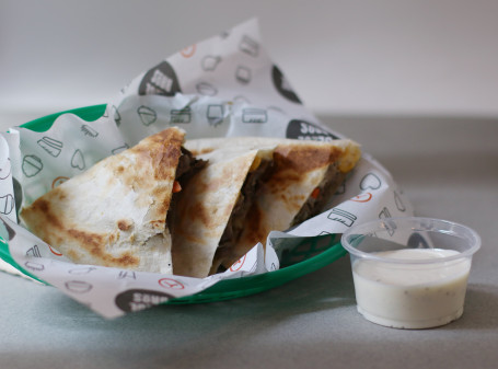 Shāo Kǎo Jiàng Shǒu Sī Zhū Mò Xī Gē Xiàn Bǐng Bbq Pulled Pork Quesadilla