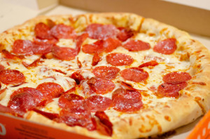 Westliche Pizza