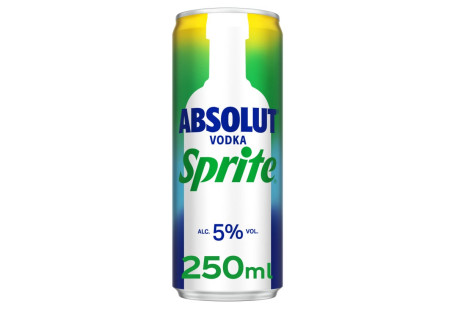 Free Sample – Absolut Vodka And Sprite Ready-To-Drink 250Ml