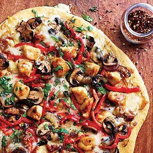 Hühnerpizza