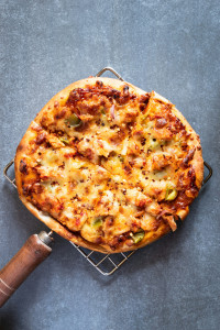 Hühnerpizza