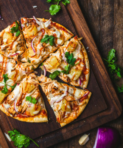 Hühnerpizza