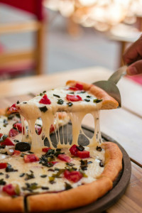 Hühnerpizza