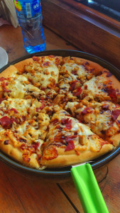 Hühnerpizza