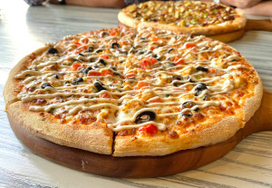 Hühnerpizza