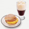 Cān Ròu Chǎo Dàn Cuì Zhū·pèi Chá Fēi Hóng Dòu Bīng Crispy Bun W Luncheon Meat Scrambled Egg W Tea Coffee Red Bean Fleecy