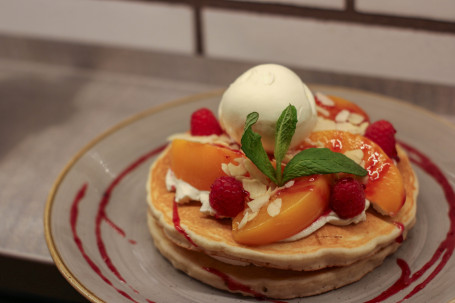 Peach Melba Stack