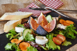 Blauschimmelkäsesalat