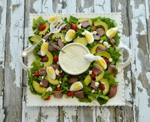 Blauschimmelkäsesalat